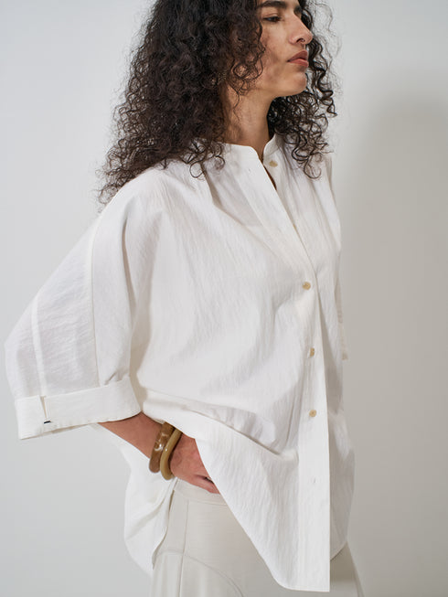 【 予約:2月上旬 】ROUND FORM SHIRT /Y261-11005